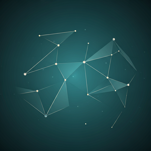 Future technology abstract geometric network background